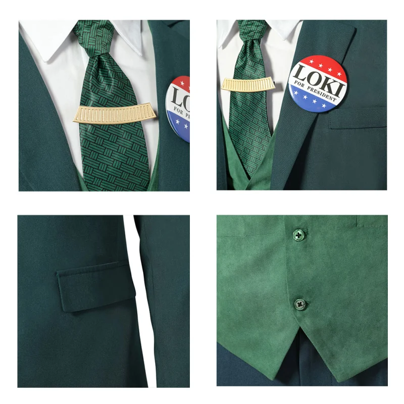 2021 TV Loki Odinson Suit Cosplay Costume