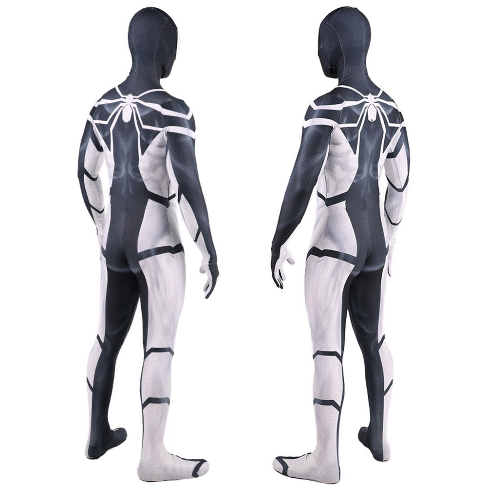 Spiderman Future Foundation Stealth Mode Suit Cosplay Costume Adult Kids