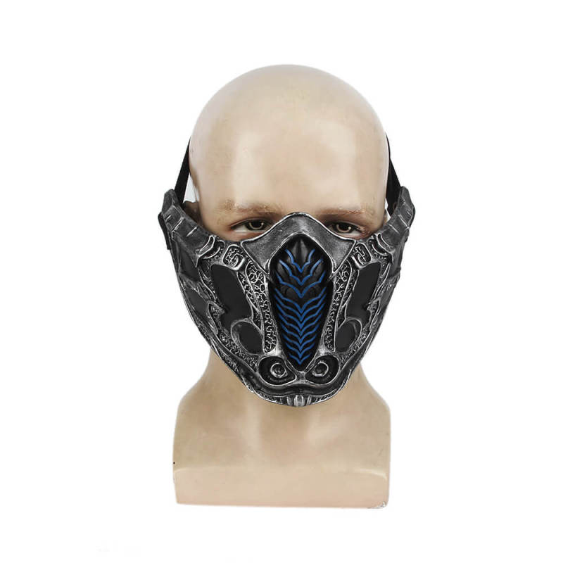 2021 Movie Mortal Kombat Sub Zero Black Face Mask