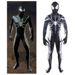 Spiderman Future Foundation Stealth Mode Suit Cosplay Costume Adult Kids