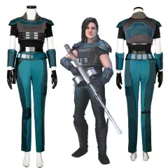 Star Wars The Mandalorian Cara Dune Cosplay Costume No Boots