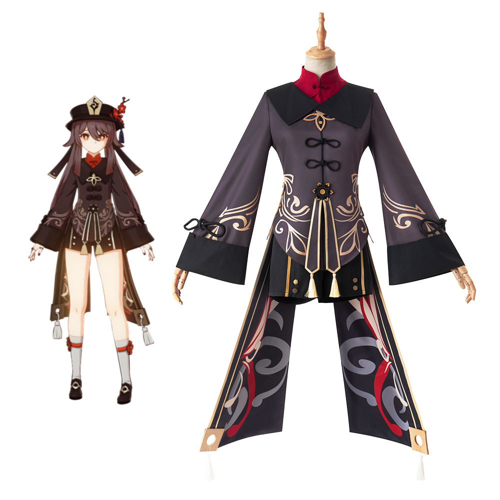 Genshin Impact Hu Tao Cosplay Costume In Stock