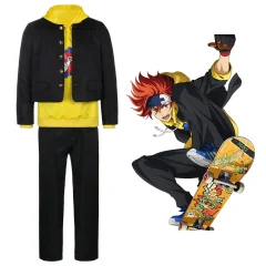 SK8 the Infinity Reki Kyan Cosplay Costume Coat Hoodie Pants