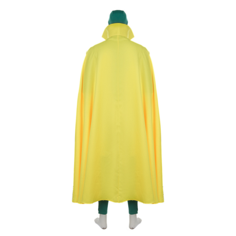 WandaVision Costume Superhero Vision Cosplay Jumpsuit Newest Full Set In Stock Takerlama