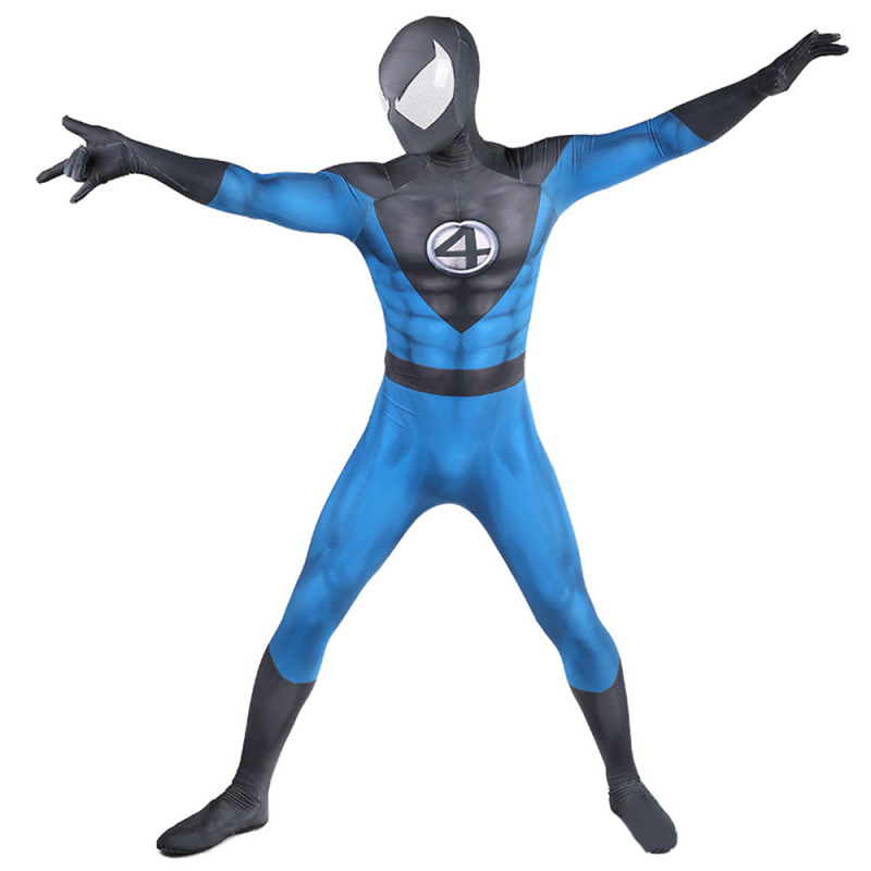 Spiderman Fantastic 4 Cosplay Costume Adult Kids