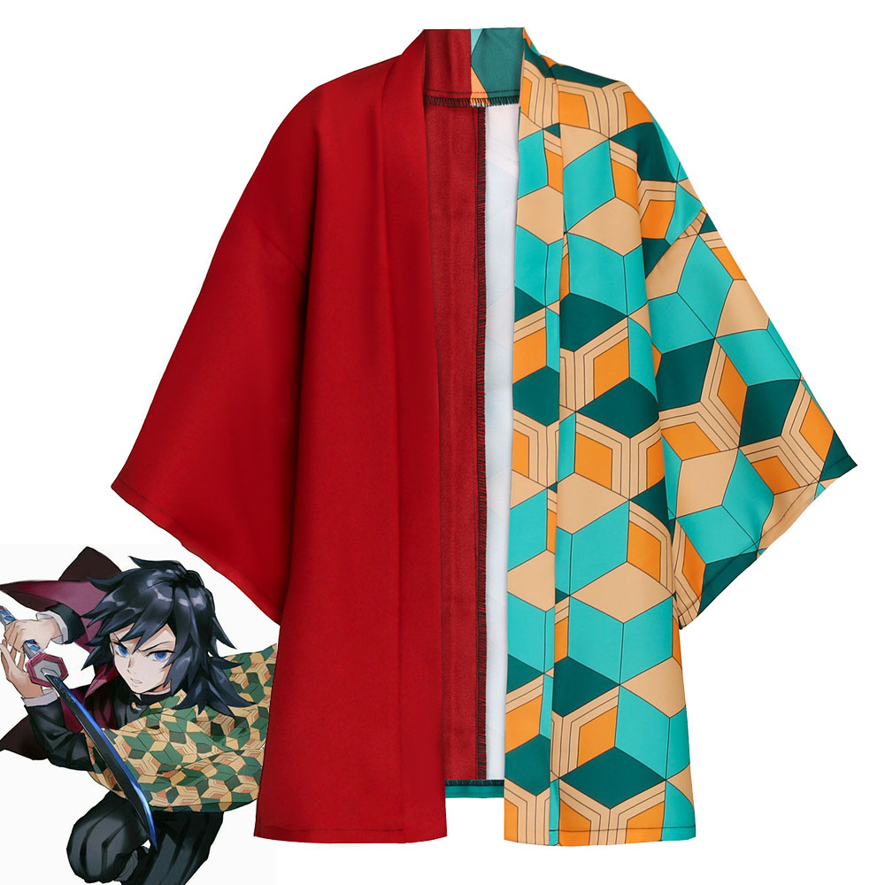 Kids Demon Slayer Kimetsu no Yaiba Tomioka Giyuu Cosplay Cape  Kimono-Takerlama