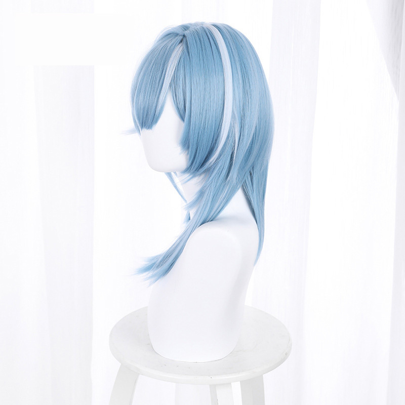 Genshin Impact 1.5 Eula Cosplay Wig Props