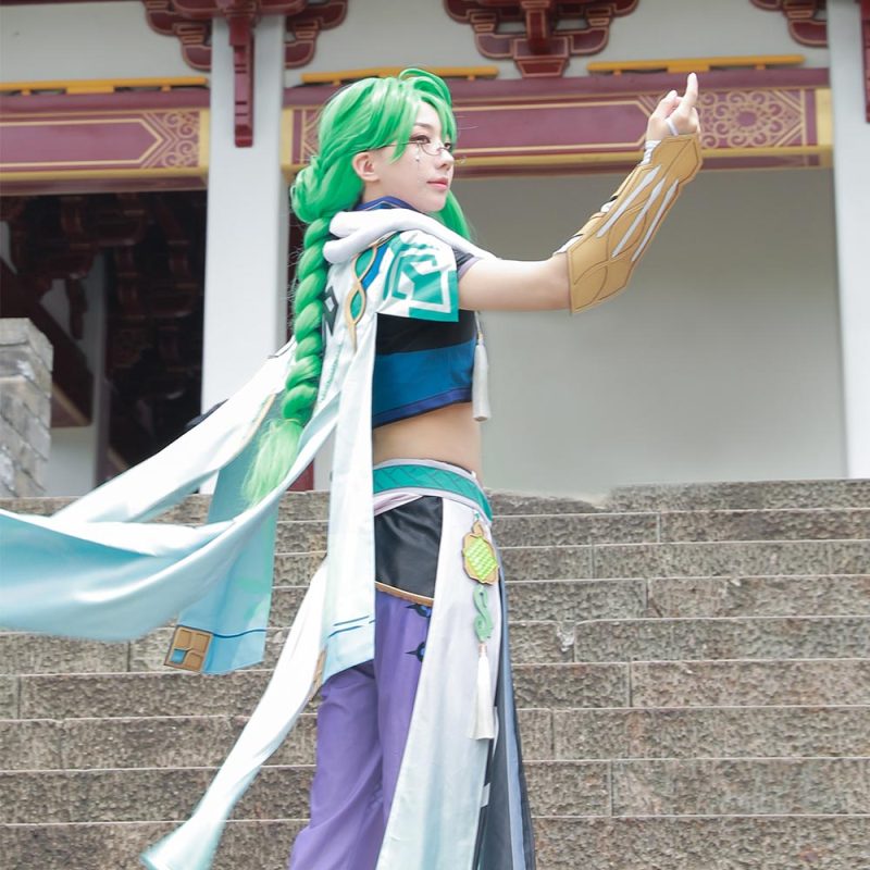 Game Genshin Impact Baizhu Cosplay Costume