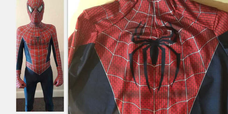 Sam Raimi Spiderman Costume Tobey Maguire Superhero  Suit