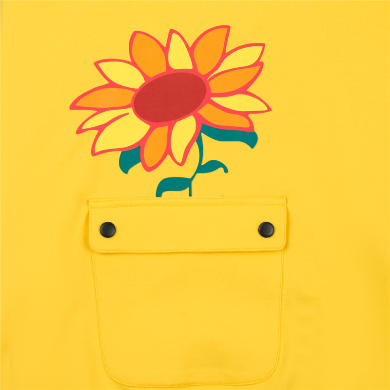 Wonder Egg Priority Ohto Ai Yellow Sunflower Hoodie Homewear Takerlama