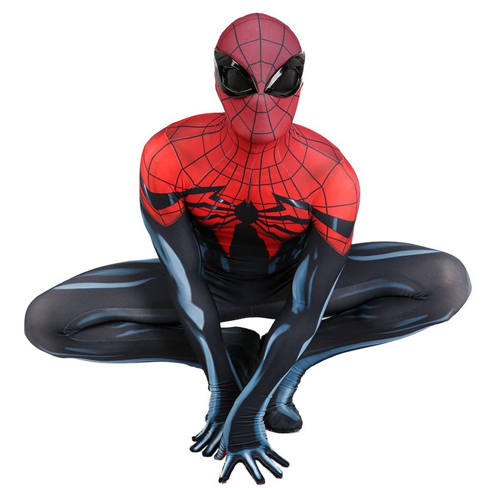 Otto Octavius Cosplay Costume The Superior Spiderman Peter Parker Jumpsuit Adults Kids