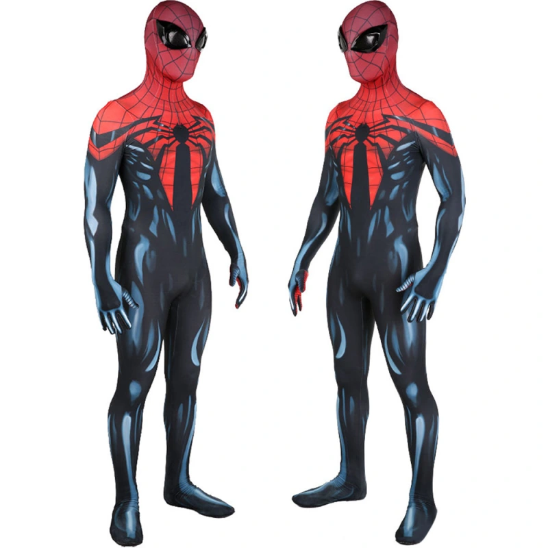 The Superior Spiderman Peter Parker Otto Octavius Cosplay Costume Adults  Kids-Takerlama