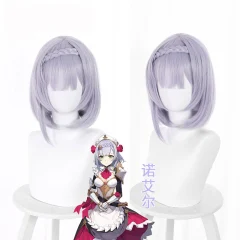 Genshin Impact Noelle Cosplay Wig Props In stock Takerlama