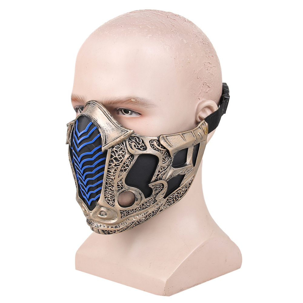 Mortal Kombat Sub Zero Face Mask Halloween Cosplay Props (Ready to Ship)