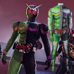 Kamen Rider W Kamen Rider Double Cosplay Costume Adult Kids