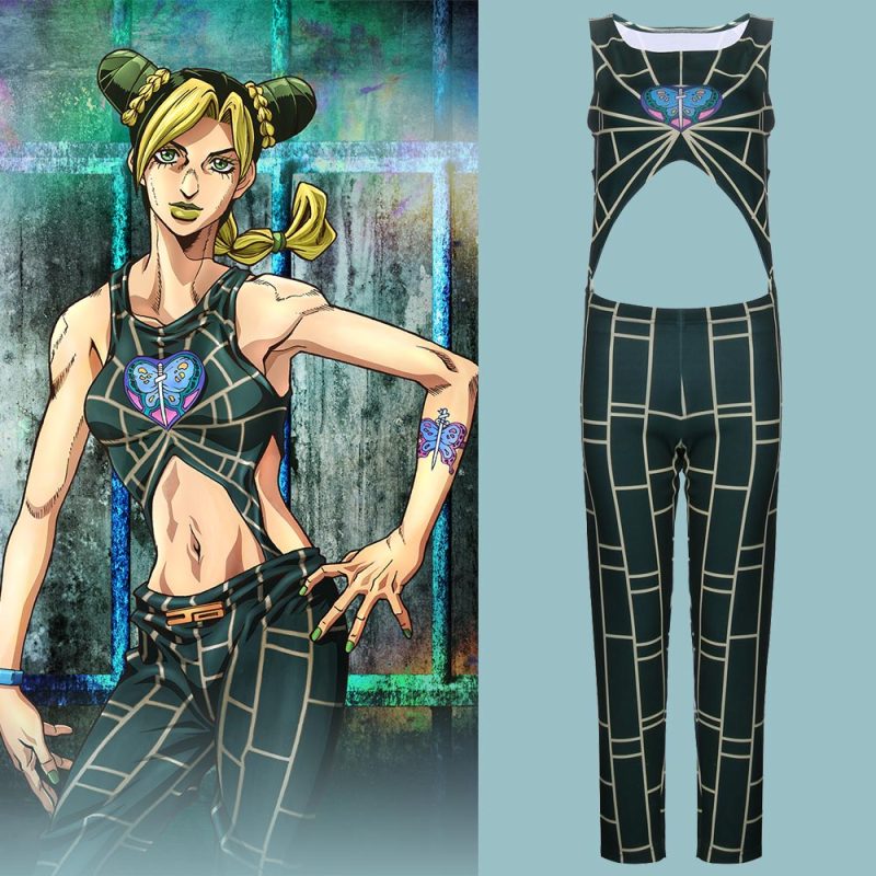 Jolyne Cujoh Cosplay Costume JoJo's Bizarre Adventure Stone Ocean