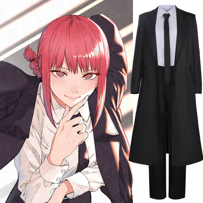 Anime Chainsaw Man Makima Cosplay Costume