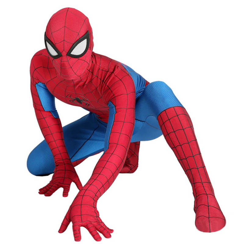 Spiderman PS4 Classic Suit Cosplay Costume Adult Kids