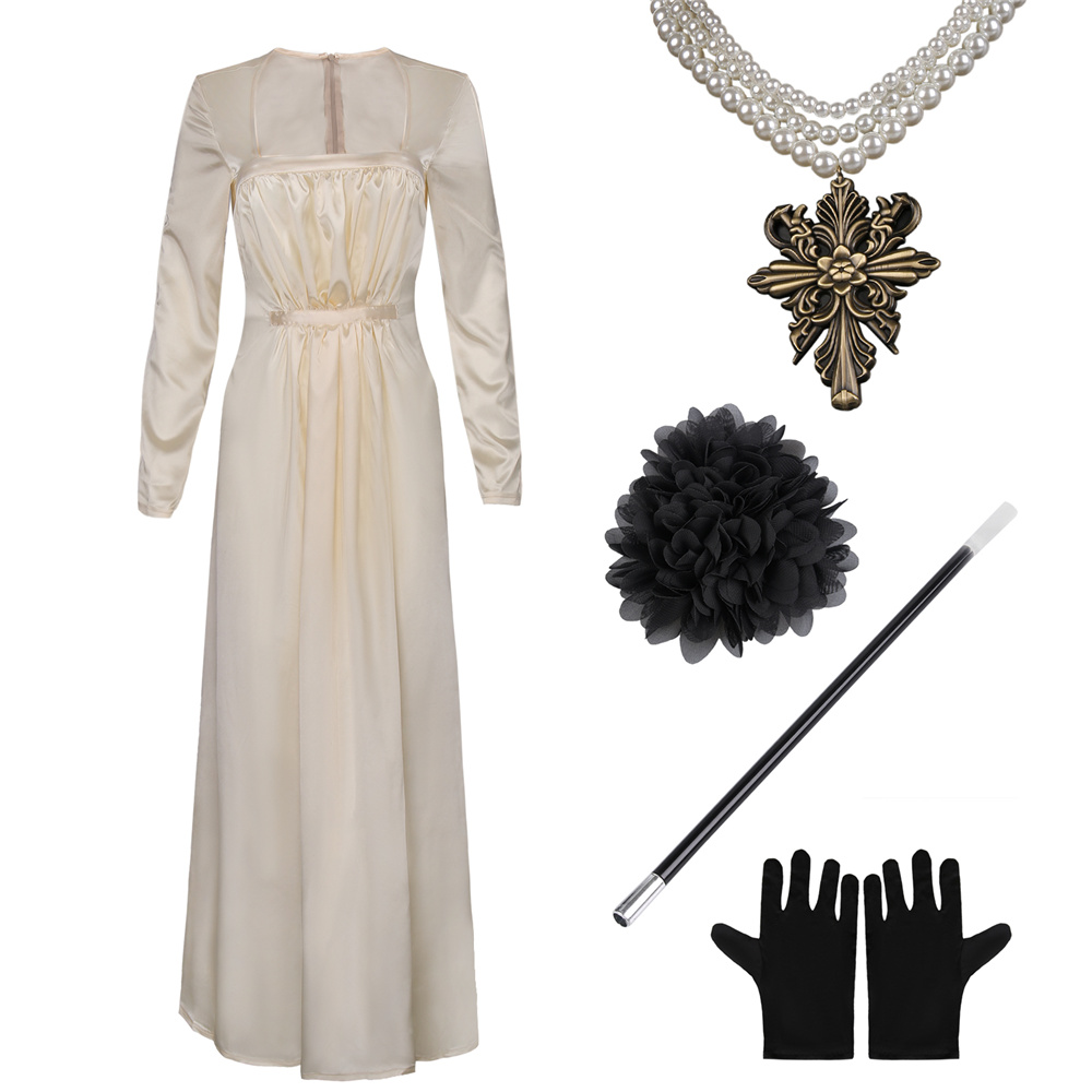Resident Evil 8 Village Lady Dimitrescu Alcina Dimitrescu Cosplay Costume  Dress-Takerlama
