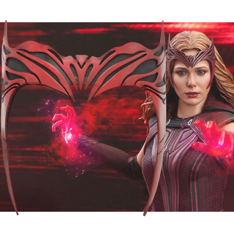 Scarlet Witch Wanda Maximoff Crown Headpiece Cosplay Props-WandaVision (Ready to Ship) Takerlama