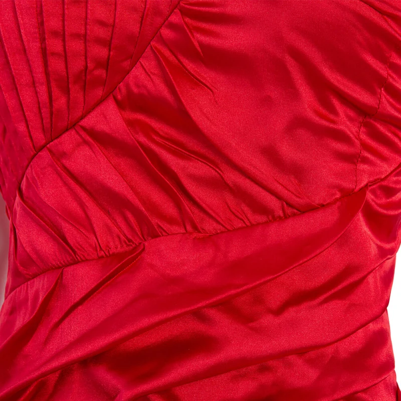 Cruella Cosplay Costume De Vil Emma Stone Red Dress Wig Gloves