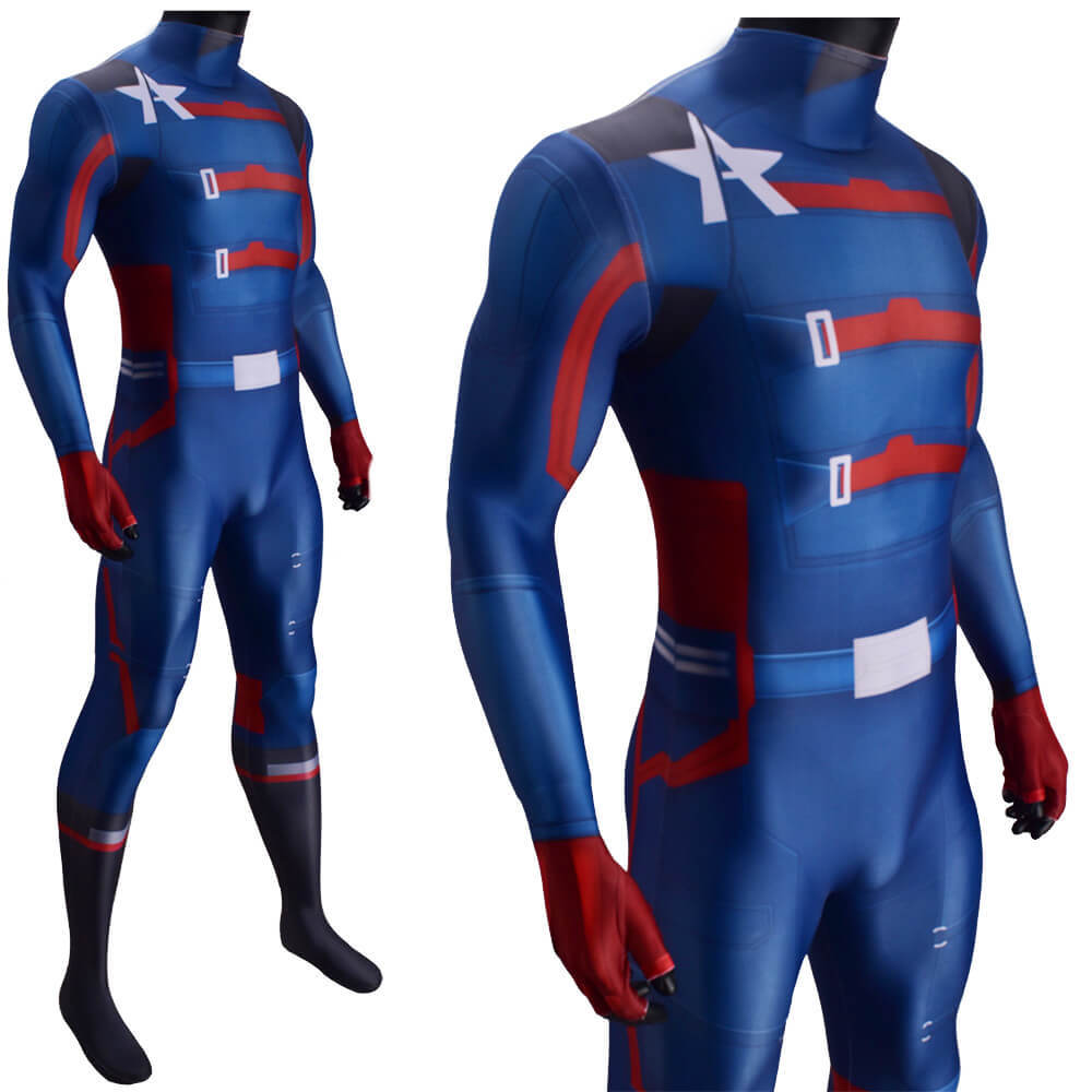 The Falcon and the Winter Soldier US Agent Captain America Cosplay Costume Adult Kids