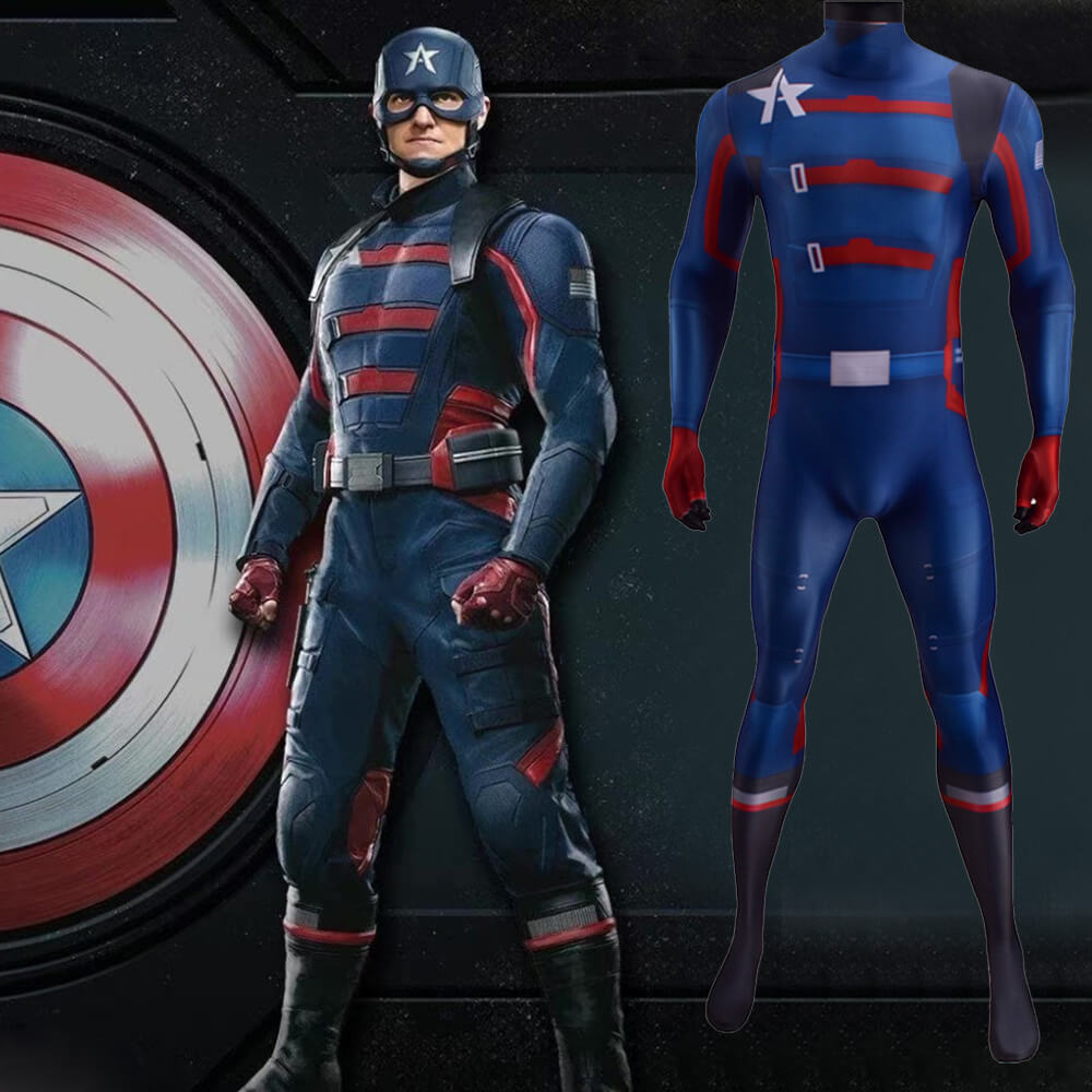 The Falcon and the Winter Soldier US Agent Captain America Cosplay Costume Adult Kids
