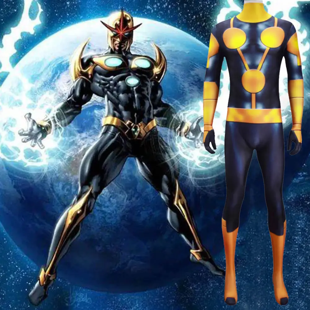 Nova Sam Alexander Cosplay Costume Adult Kids,Male / M, image size:1000x1000