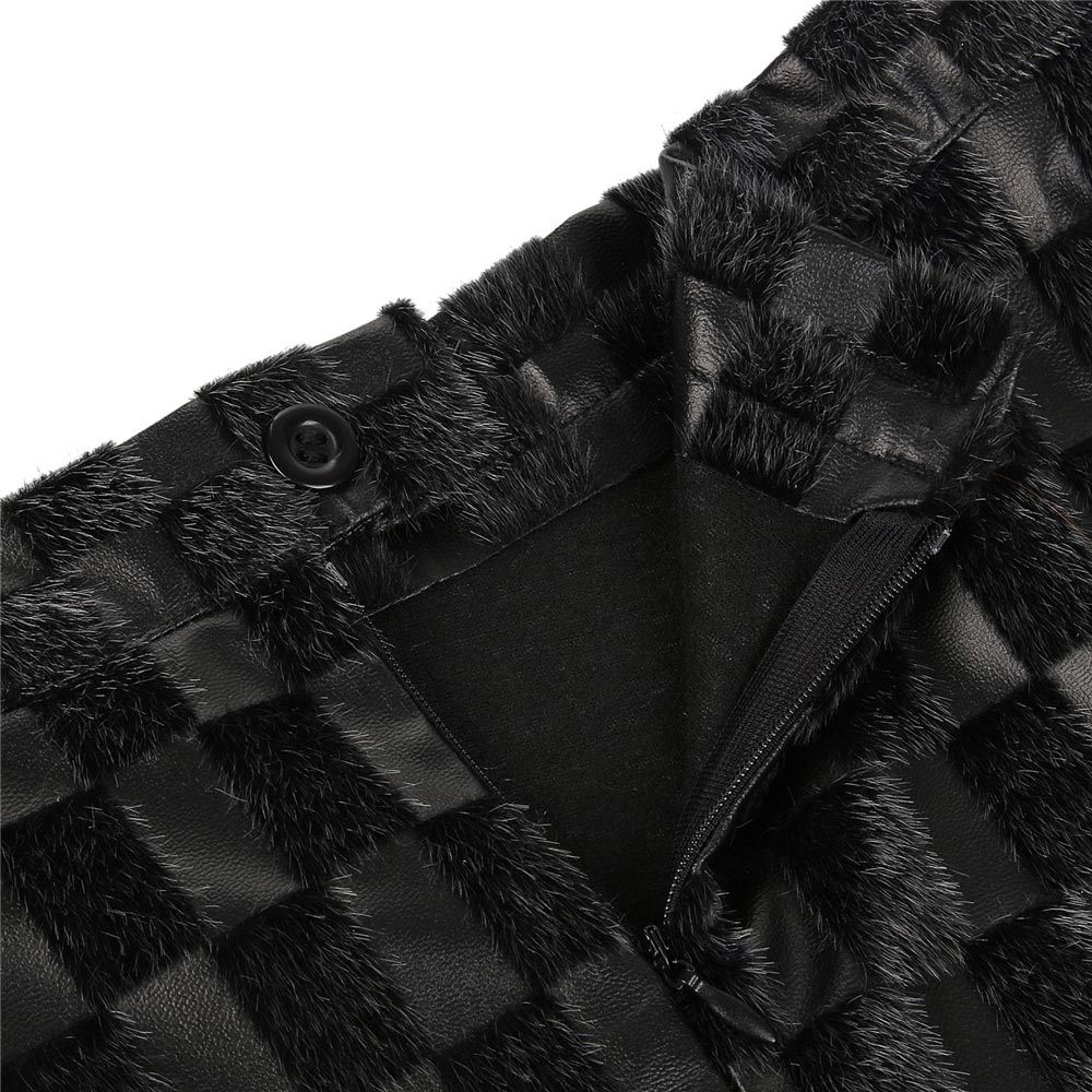 Cruella De Vil Emma Stone Black Cosplay Costume In Stock-Takerlama