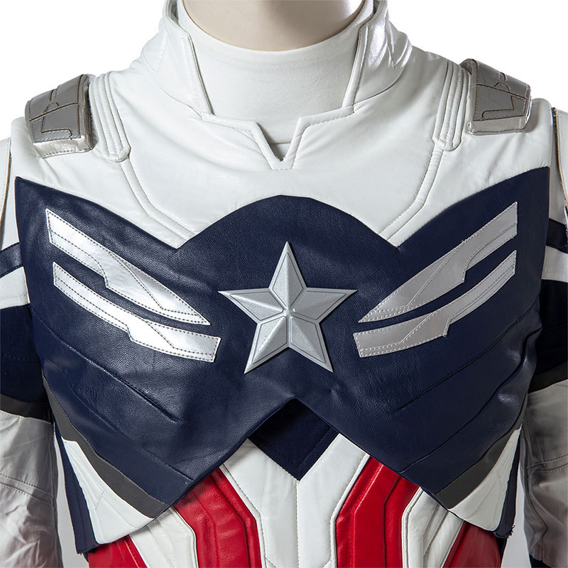 New Captain America Cosplay Costume The Falcon and the Winter Soldier Sam Wilson Outfit S M XL In Stock