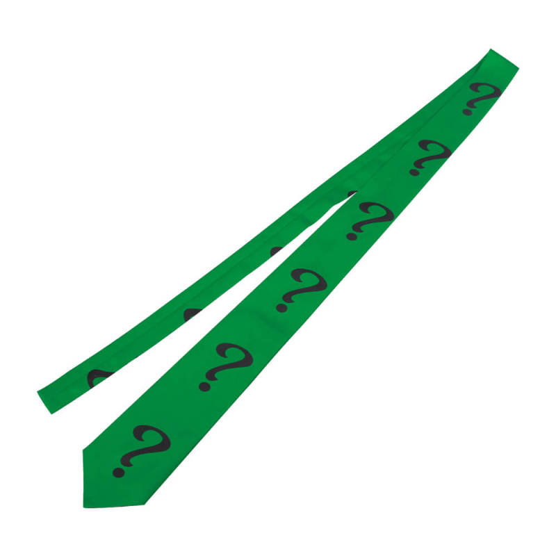 Riddler Edward Nigma Question Mark Tie Cosplay Accessory( Ready To Ship)