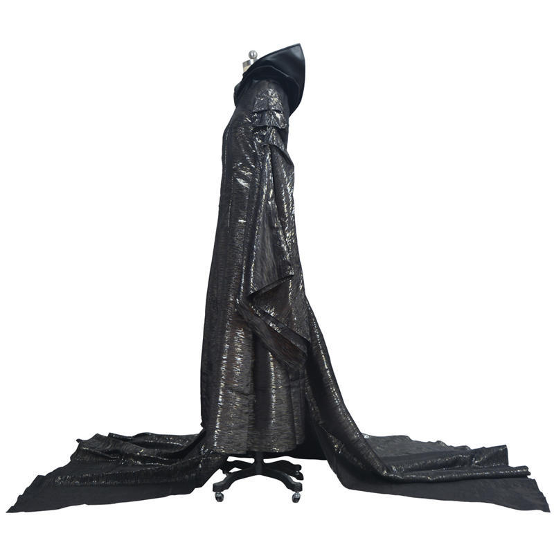 Disney Maleficent Costume Mistress of Evil Black Witch Angelina Jolie Cosplay Dress Hat Takerlama