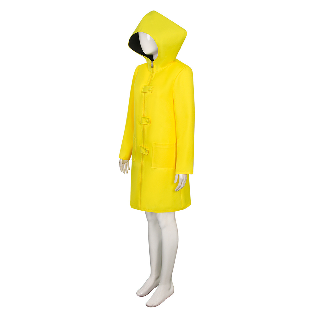 Game Little Nightmares Six Cosplay Coat Yellow