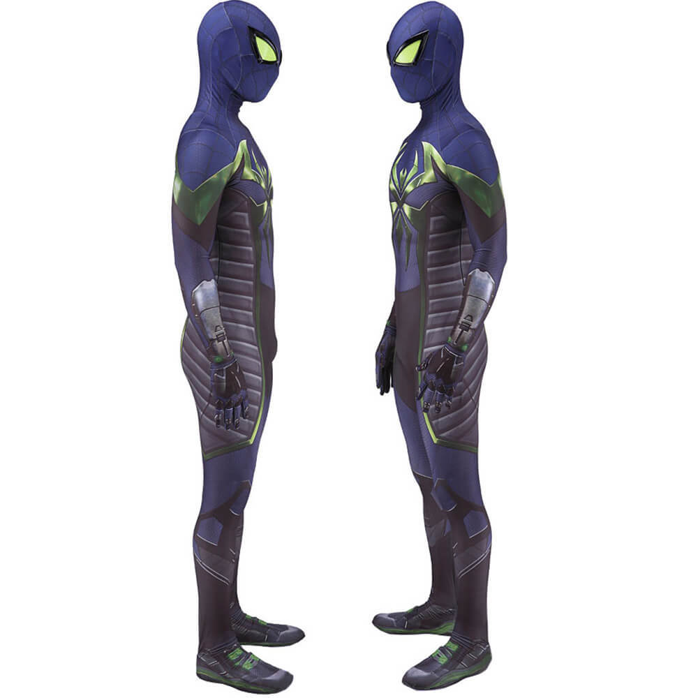 PS5 Spider-Man Miles Morales Costume Purple Reign Suit Upgrade Adult Kids