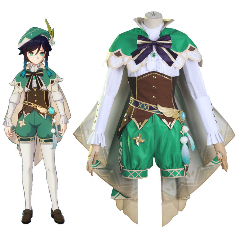 Genshin Impact Venti Cosplay Costume