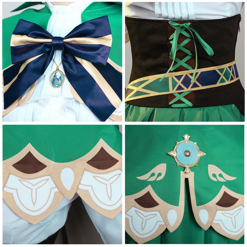 Genshin Impact Venti Cosplay Costume