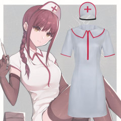 Chainsaw Man Makima Power Nurse Suit Cosplay Costume