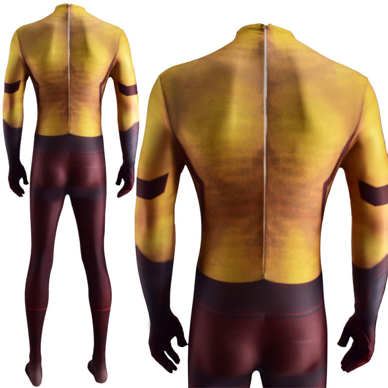 The Flash Season 3 Kid Flash Wally West Cosplay Costume Adult Kids