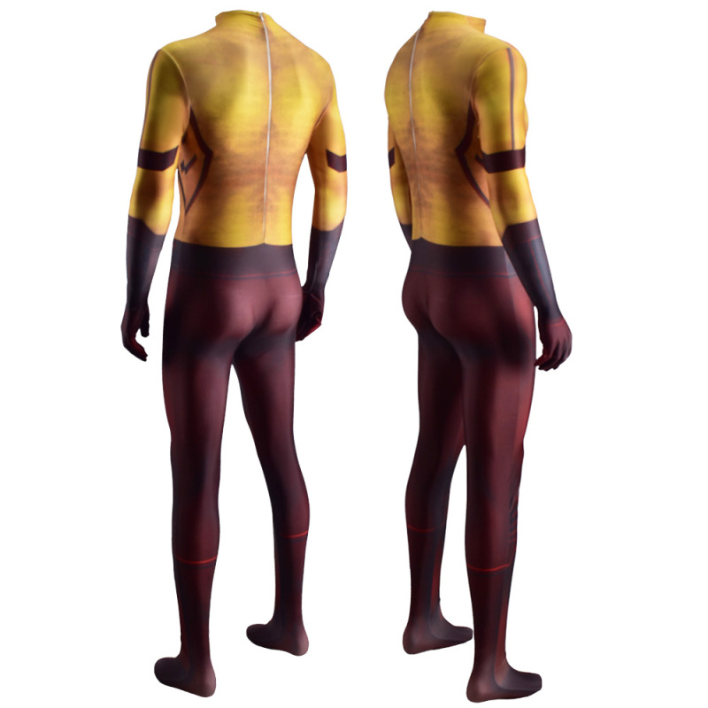 The Flash Season 3 Kid Flash Wally West Cosplay Costume Adult Kids