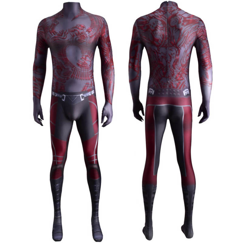 Drax the Destroyer Cosplay Costume Adult Kids Guardians of the Galaxy Takerlama