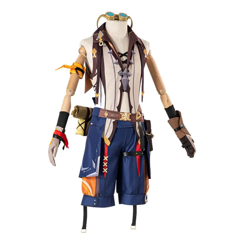 Genshin Impact Bennett Cosplay Costume Glasses