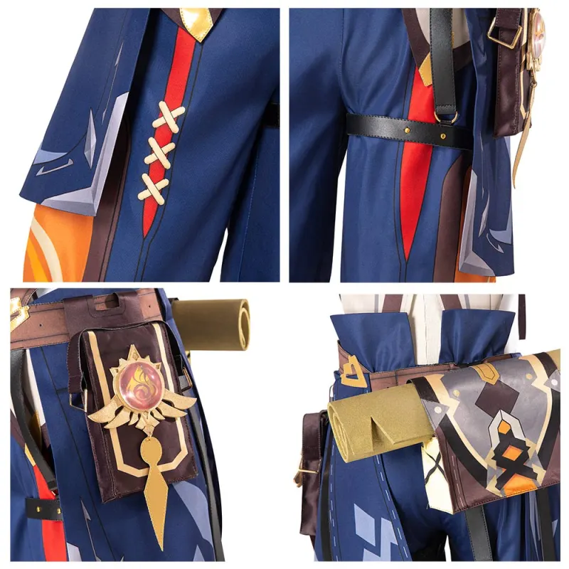 Genshin Impact Bennett Cosplay Costume Glasses