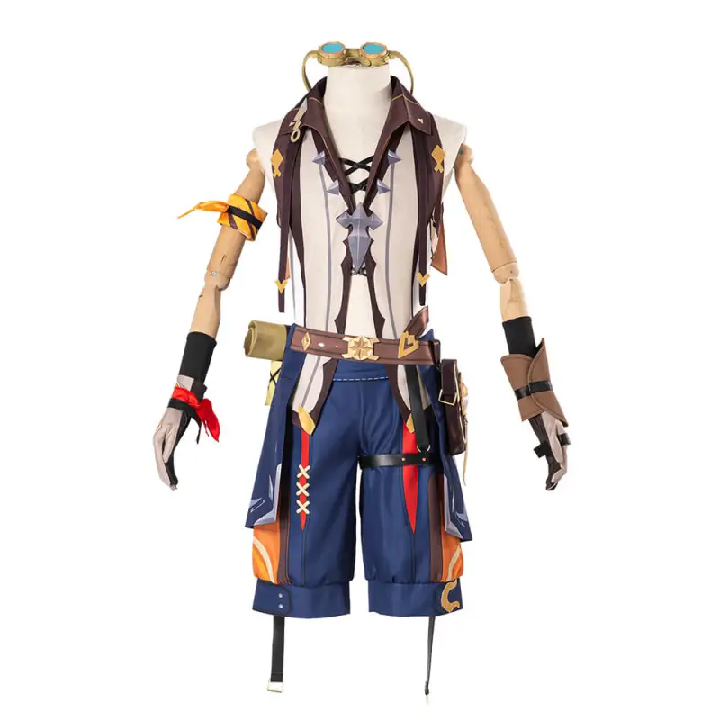Genshin Impact Bennett Cosplay Costume Glasses