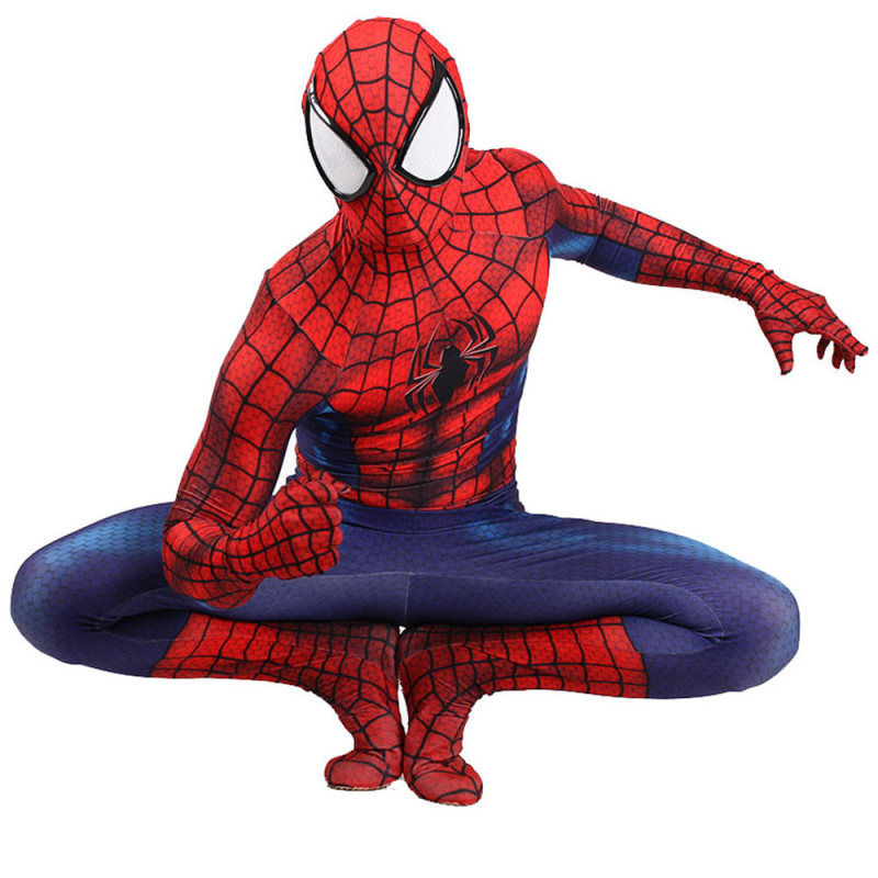 Ultimate Spider-Man Peter Parker Muscle Cosplay Costume Adults Kids