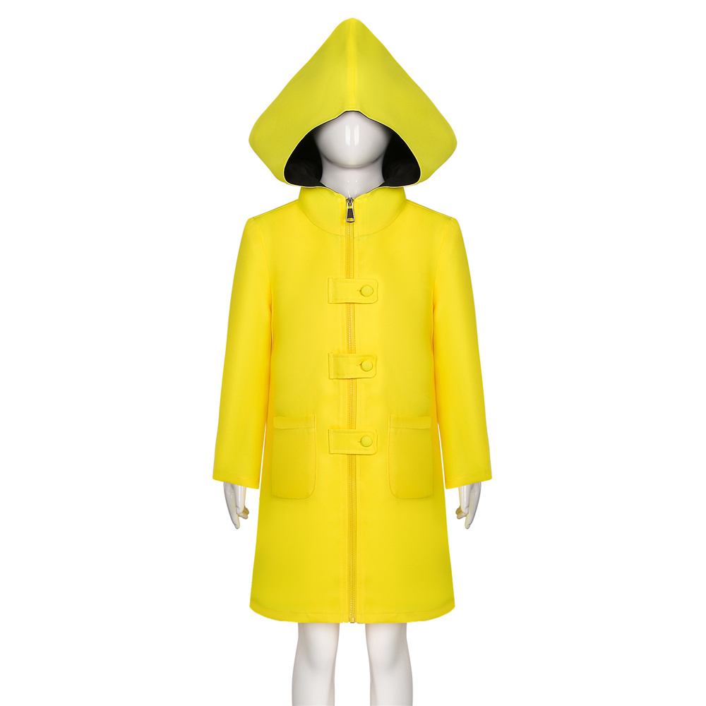 Kids Little Nightmares Six Cosplay Coat Yellow