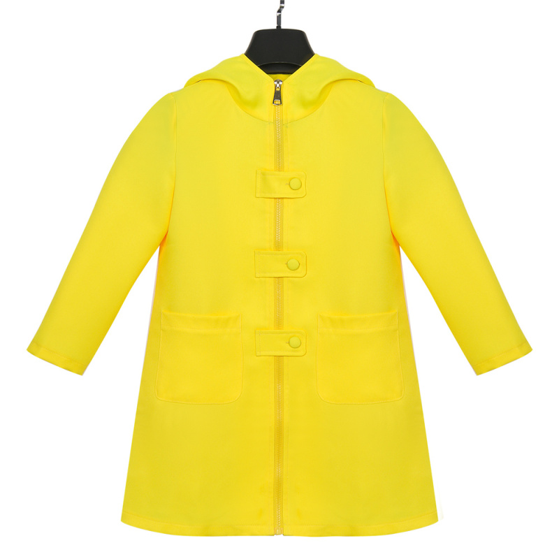 Kids Little Nightmares Six Cosplay Coat Yellow