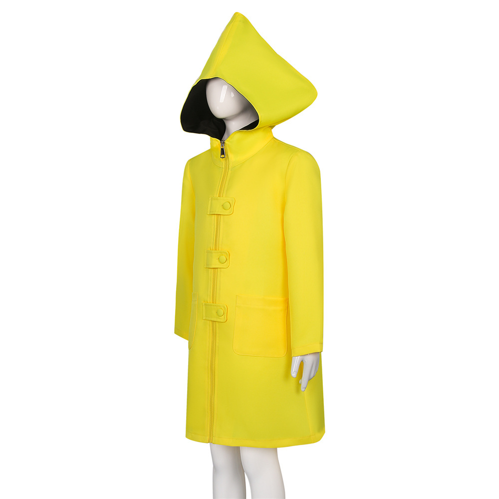 Kids Little Nightmares Six Cosplay Coat Yellow