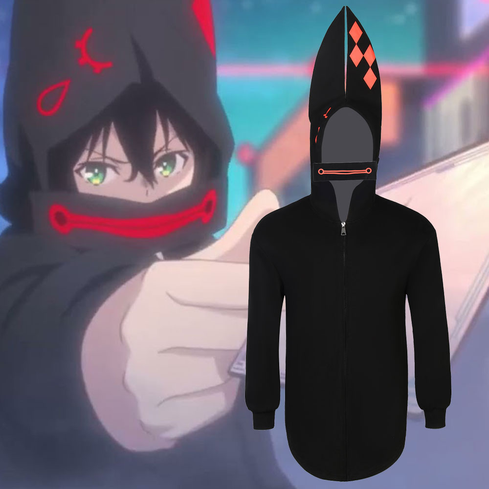 Anime Build Divide Code Black Teruhito Kurabe Cosplay Hoodie Coat