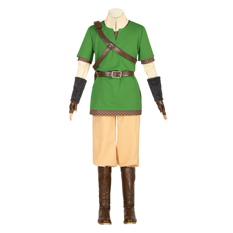 The Legend of Zelda: Skyward Sword Link Cosplay Costume (No Boots)