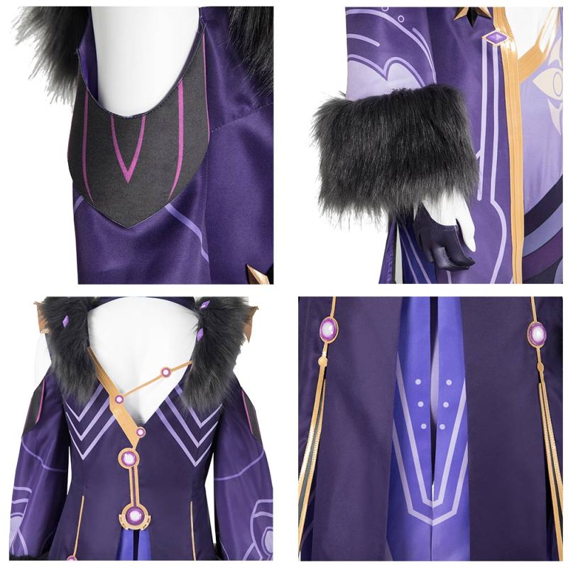 Genshin Impact Fatui Cicin Mages Cosplay Costume